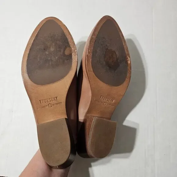 THURSDAY Everyday Mule Cognac Brown Size 9